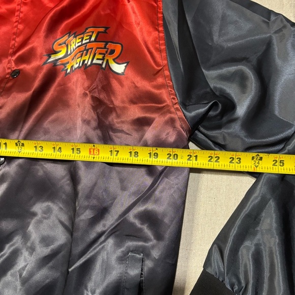 Street Fighter X Nerds Shoryuken Bomber Jacket Men’s Jacket Size Medium Vintage - Picture 5 of 5